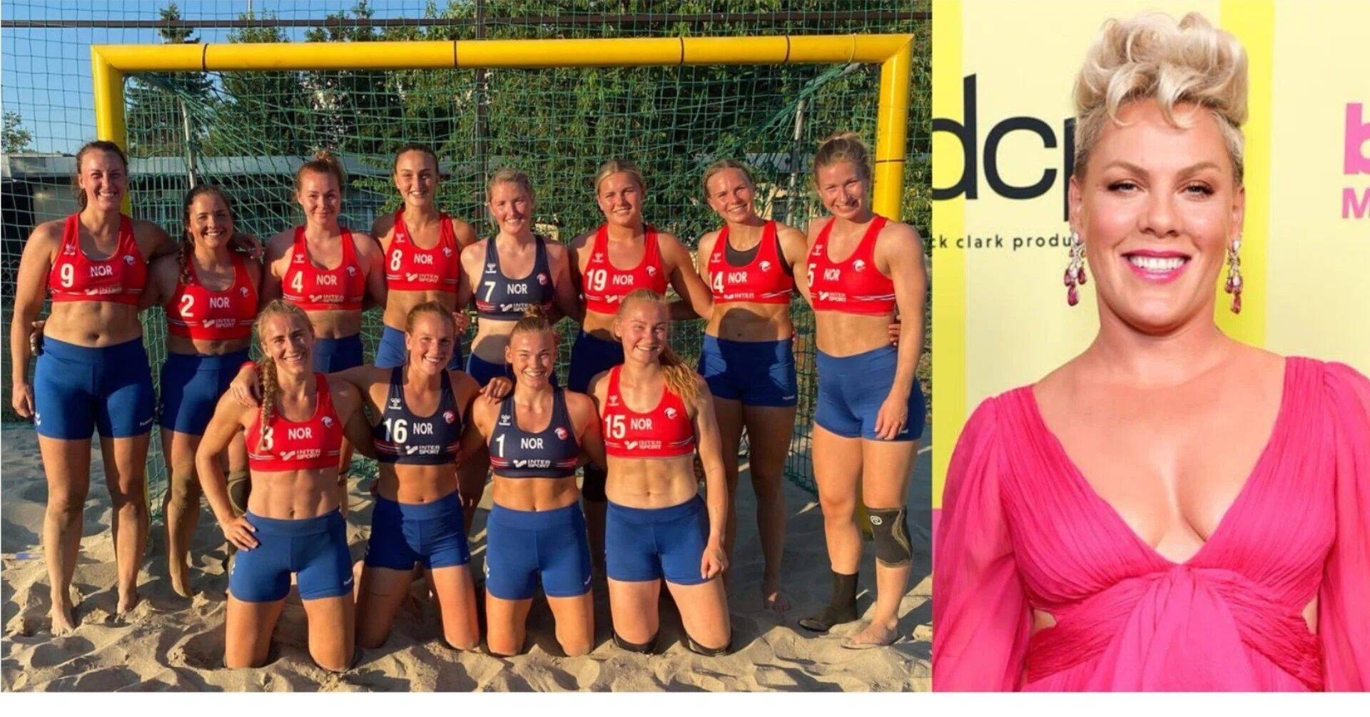 変化を支えるPinkの心意気：ノルウェイ女子ビーチハンドボールチームの