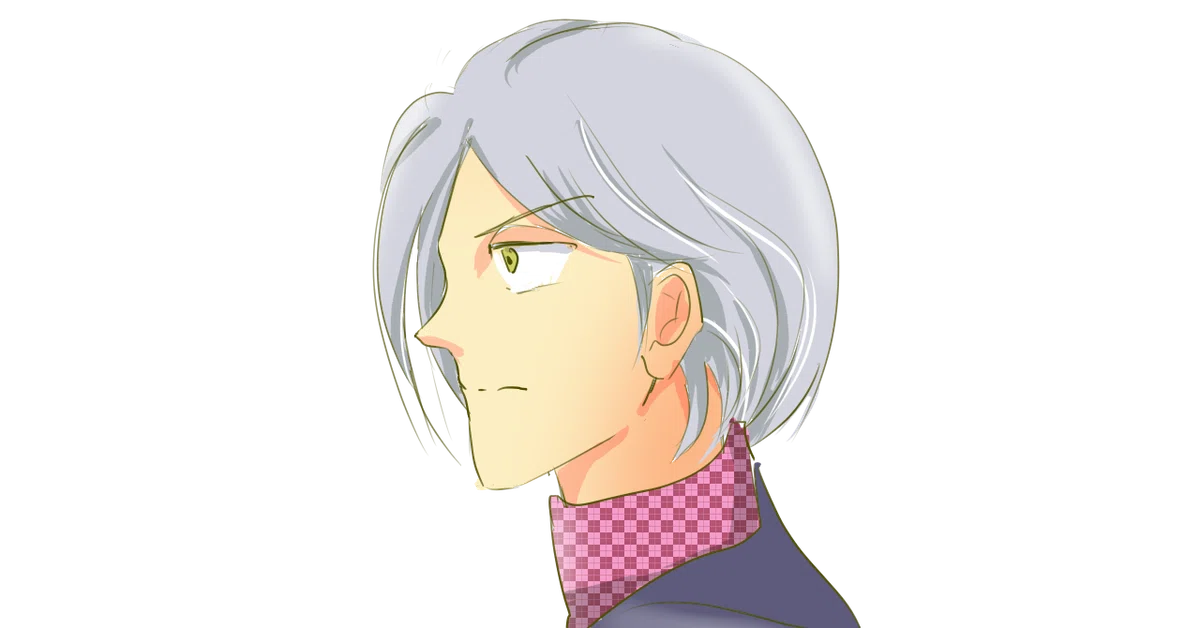 横顔む