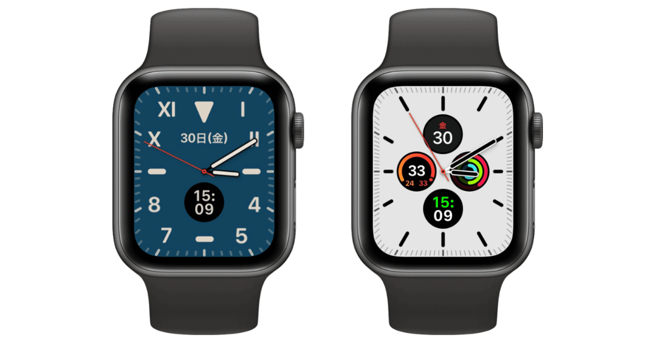 Apple Watchのアナログ文字盤にデジタルタイムを表示させる方法 しだ Note