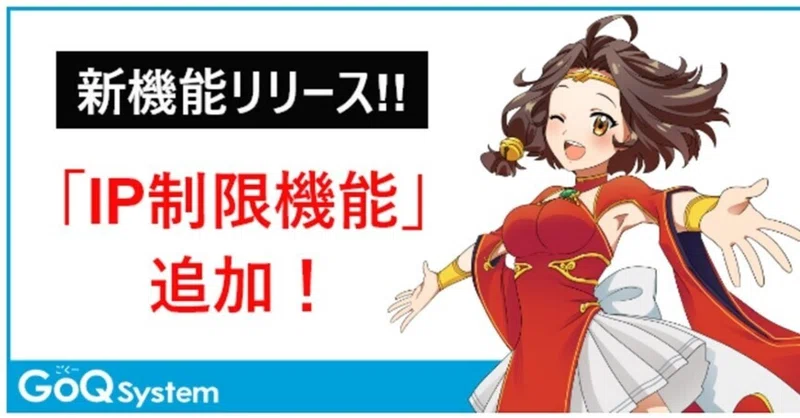 通販一元管理システム Goqsystem がセキュリティ強化のためip制限機能を追加 売れるネットショップの教科書 Note