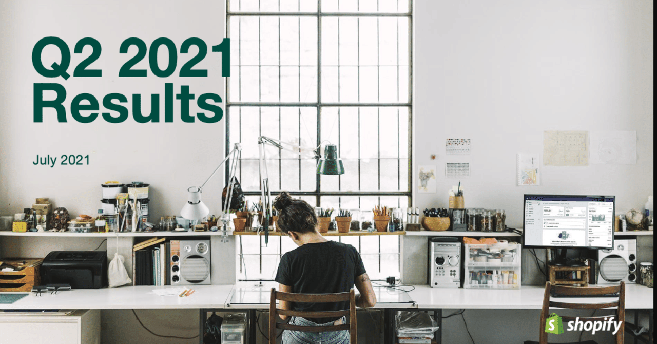 参考和訳 Shopify Inc. CEO Tobi Lutke on Q2 2021 Results Earnings