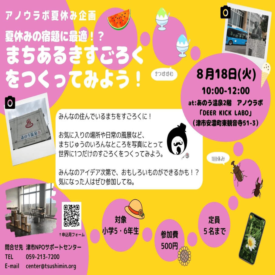 まちあるきすごろくをつくってみよう 安濃町へようこそ アノウラボ Note