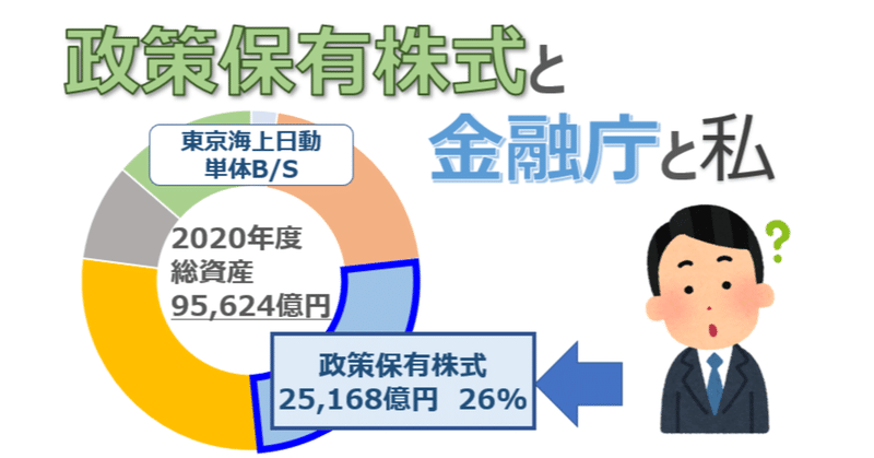 政策保有株式と金融庁と私 やなぎ Note