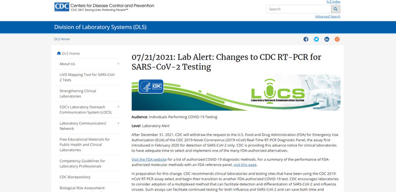 デマ Cdcがpcr検査を廃止する さとう代謝 Note