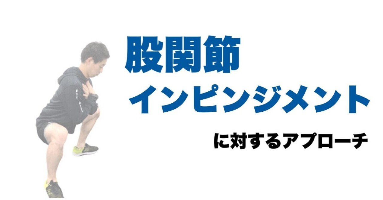 股関節インピンジメントに対するアプローチ L Fit Note 股関節インピンジメントに対するアプローチ L Fit Note