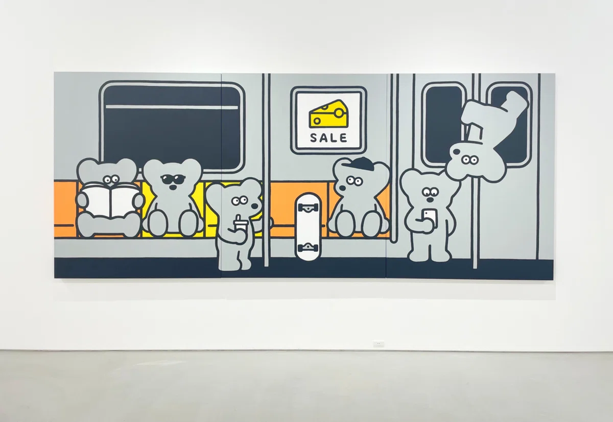 松本セイジ「DOG CAR」シルクスクリーン サイン入り 額装済 完売作品 松本セイジ個展『EVERYDAY』｜FREEPARK＠自由が丘のセレクトショップ