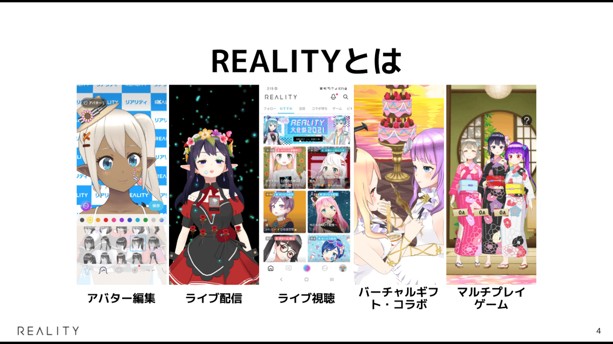 REALITYの音声・モーション配信とアバター・ギフトほかについて (26)