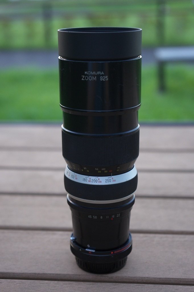 KOMURA 90-250mm f4.5 m42マウント Sankyo Kohki Super-Komura 90-250mm F/4.5 | LENS-DB.COM