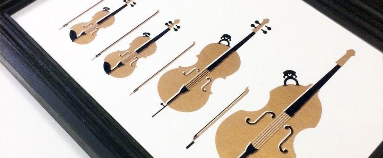 オーケストラの弦楽器の見分け方 大きさ編 Aoyamana Note