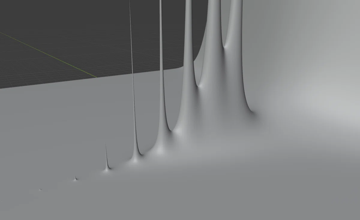 [Blender Python] Drawing the Gamma Function｜頻馬主義