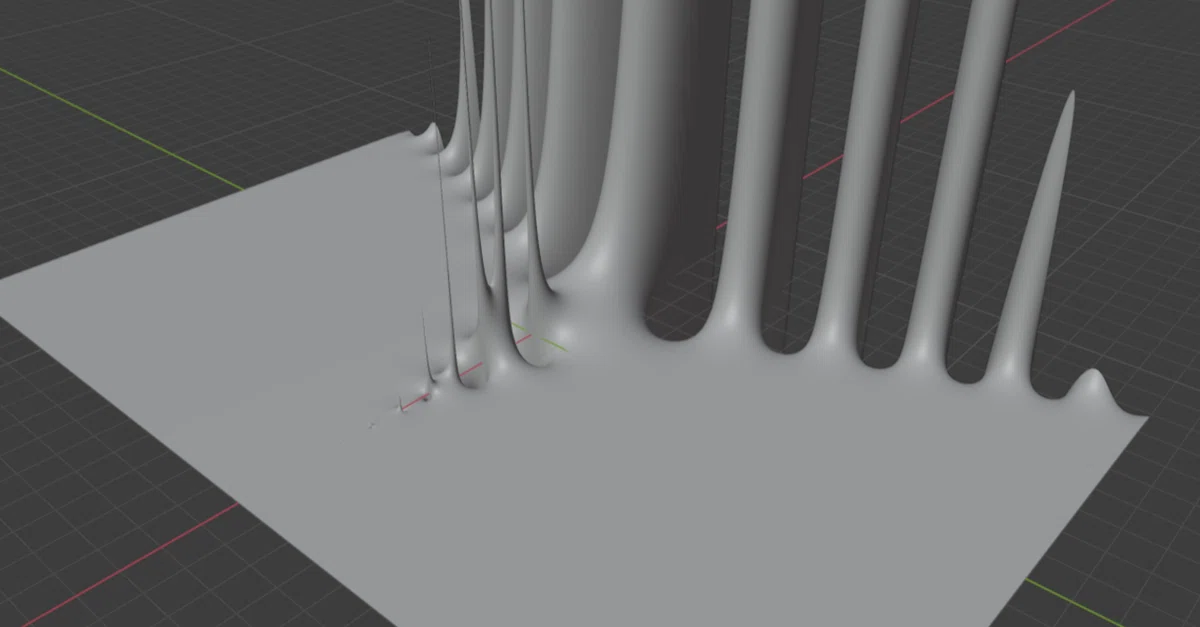 [Blender Python] Drawing the Gamma Function｜頻馬主義