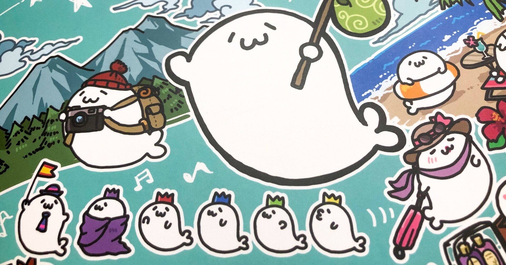 gray イラスト集4冊セット サイン入り北海の魔獣あざらしさんLINEスタンプ あざらしさんスタンプ第9弾 - LINE スタンプ | LINE STORE