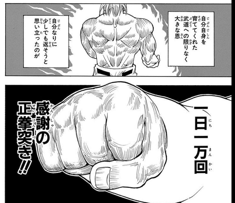 HUNTER×HUNTER ネテロ 感謝の突き