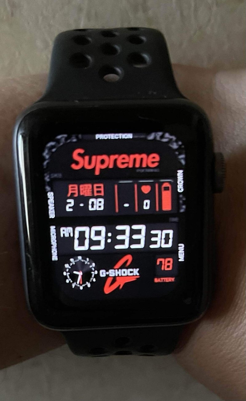 この写真 実はapple Watch 完成度高すぎの G Shock風カスタム の秘密を投稿者に聞きました Kazuhiko 酒蔵とapple 応援noteです Note