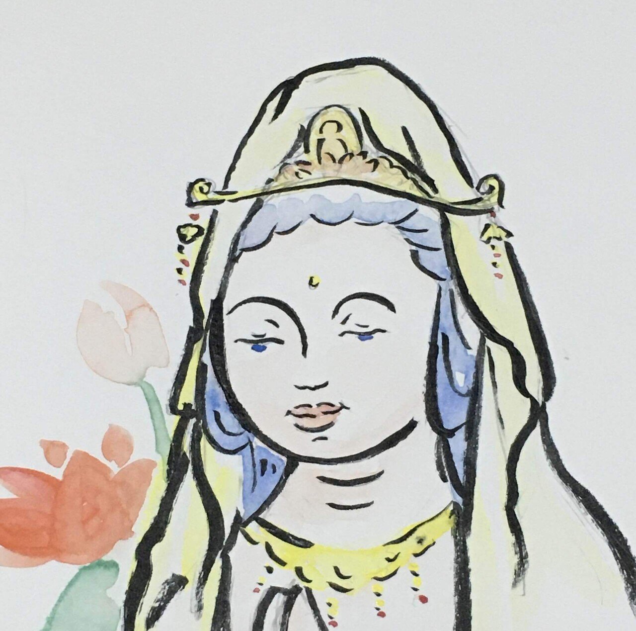 久しぶりの仏画 Jyo Kou Note 久しぶりの仏画 Jyo Kou Note