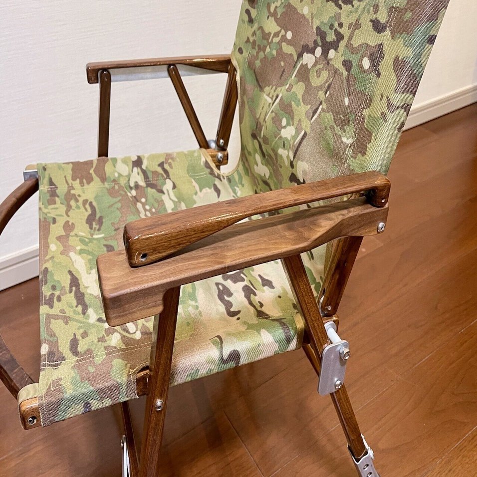 カーミットチェアのアームレスト換装！old mountain「HIJIRAKU オイル