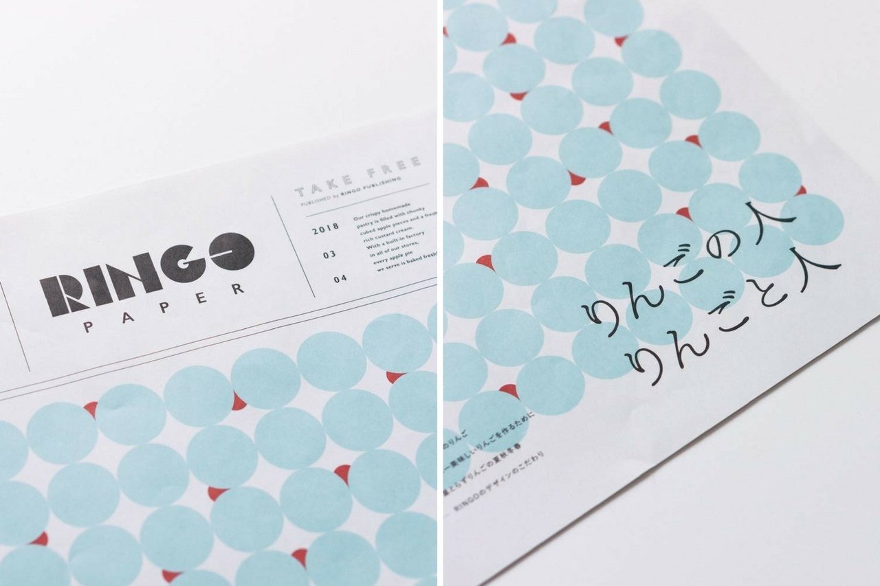 ringopapaページ RINGO」の2周年記念でタブロイド紙を作りました｜平野太一