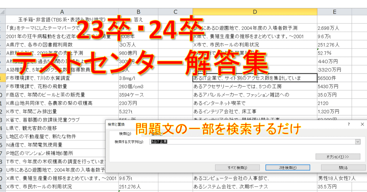 玉手箱 Gab テストセンターなど Webテスト解答集 ダウンロード00円 23 24卒向け 効率就活 Note