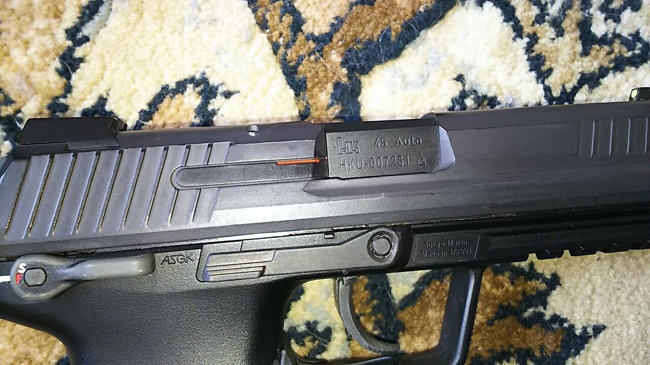 ジョンウィック、TOKYOマルイHK45GBB.P30Lカスタム！ 東京マルイHK45T Jhon Wick ジョンウィックP30L風カスタム