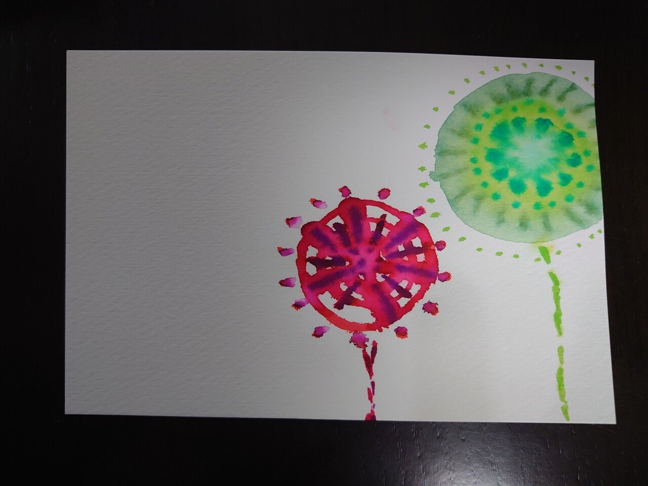 リベンジ成功 打ち上げ花火の絵2 ジル Note