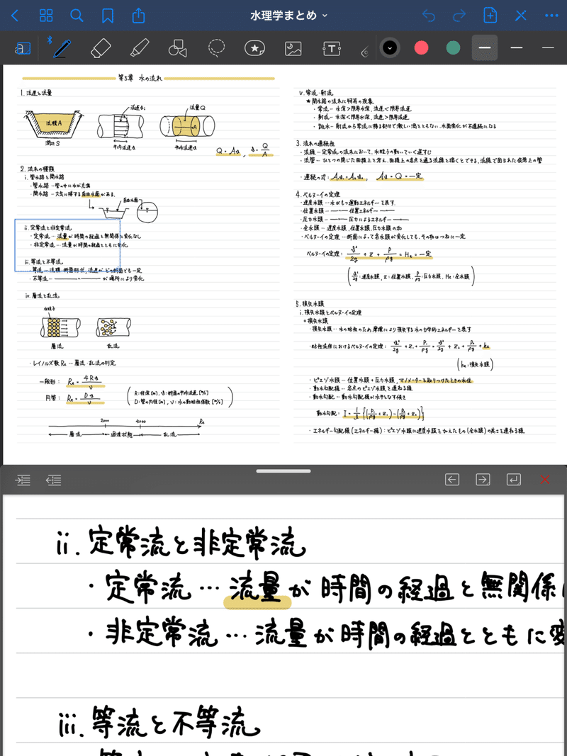 Goodnotes 5 A3横向きの用紙で使うことを地味にお勧めしたい 長月 理系大学生の限界勉強日記 Note