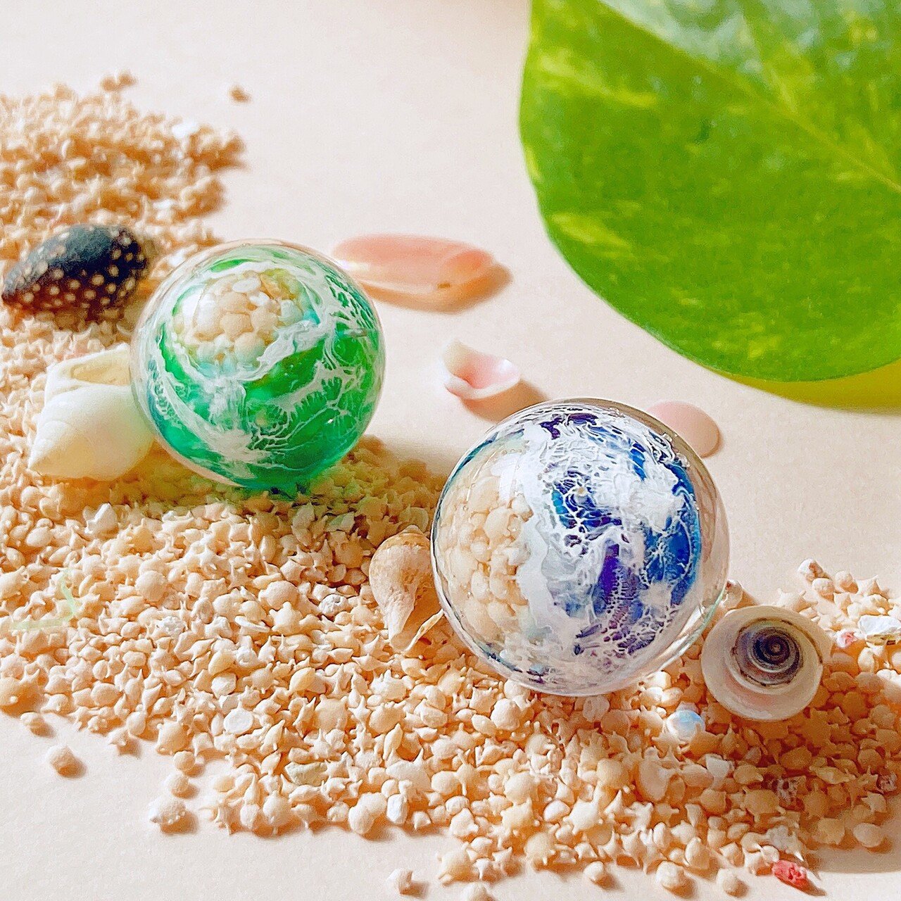 新作レジン海玉・つまめる夏｜ハートビート/HEARTBEAT(波跳音)