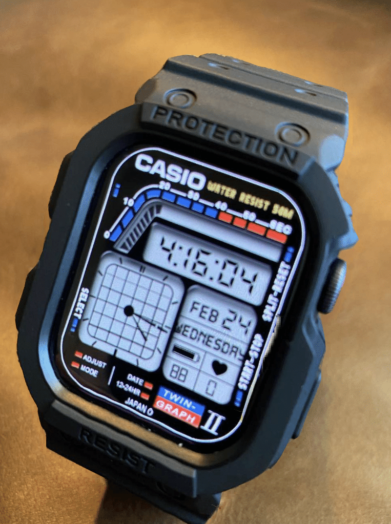 Apple Watchで 純粋にcasio 好きが ほっこりする Apple Watchの楽しさ Kazuhiko 酒蔵とapple 地方創生応援noteです Note