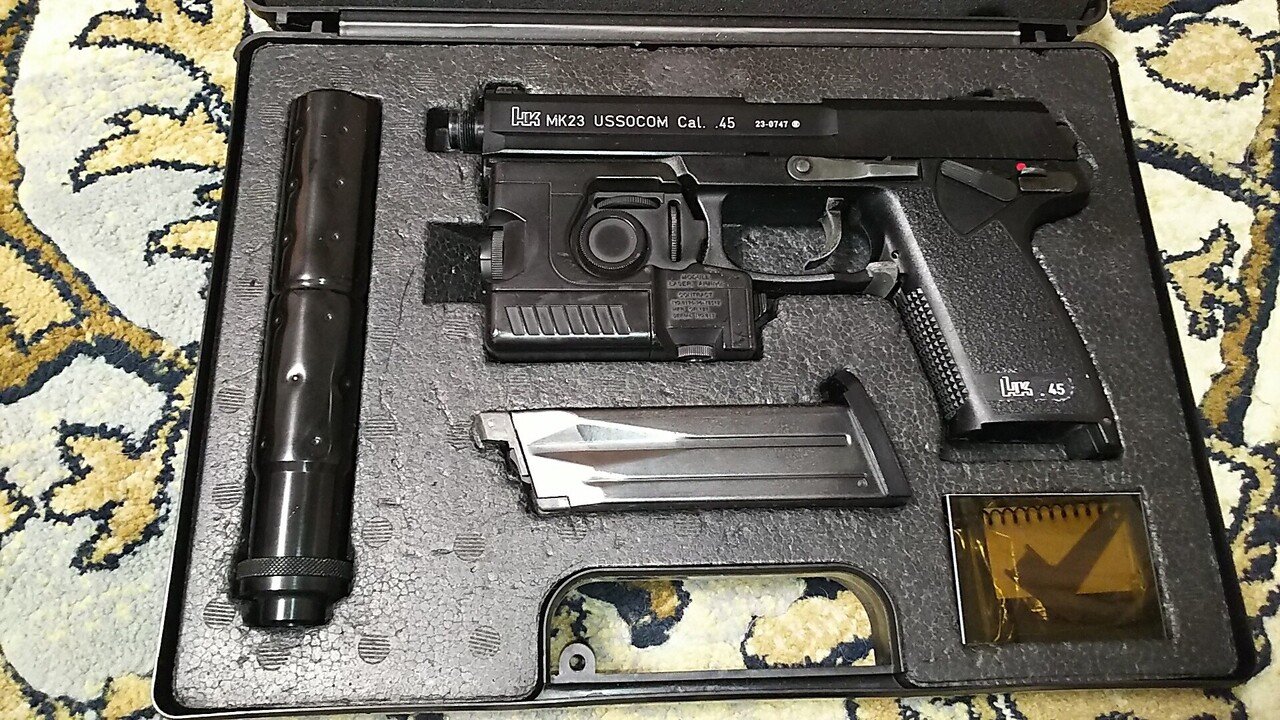 KSC H&K Mk23 SOCOMピストル エアガンレビュー ガスガン ガスブロ