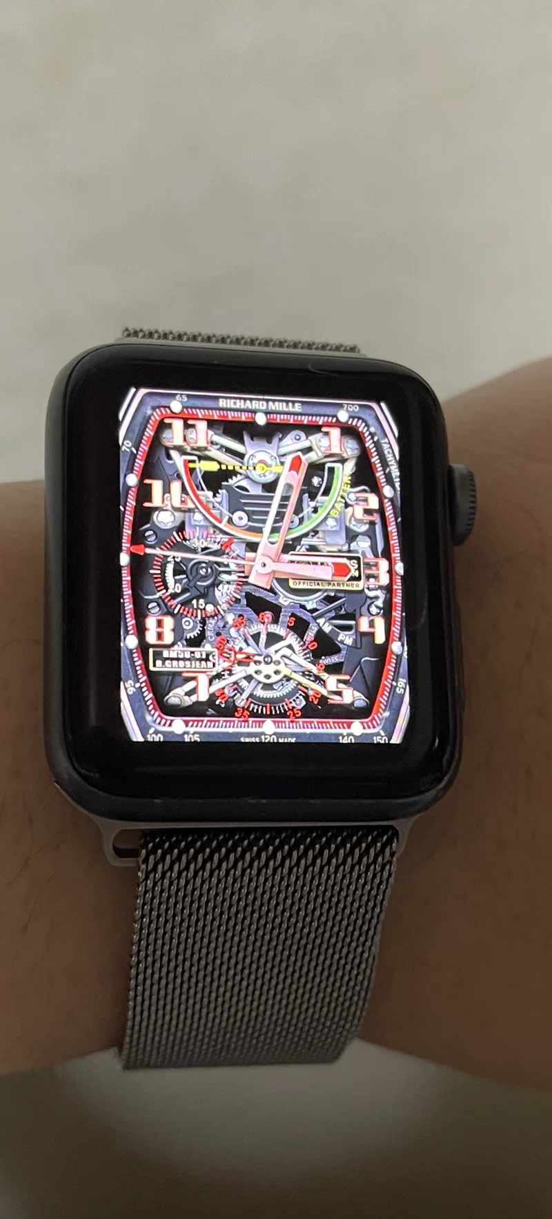 Apple Watchで高級時計のuiを真似るのは けしからん という方へのちょっとした言い訳をリシャールミルでご説明するnote Kazuhiko 酒蔵とapple応援noteです Note