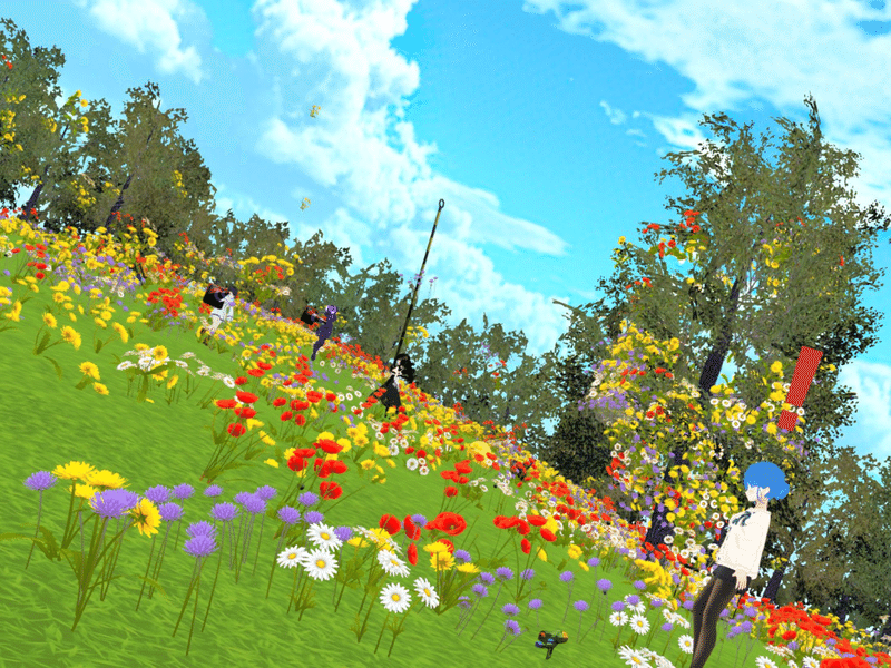 お化け屋敷に水中 海底 遠い星の学校のような場所 Vrマンガにパーティクルライブ 7月のワールドプレイイベントまとめ Cluster メタバースプラットフォーム Note