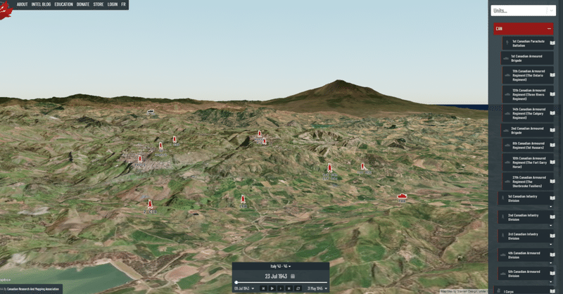 第二次世界大戦の記録を3Dマップで再現する- Project ‘44 ｜ Built With Mapbox