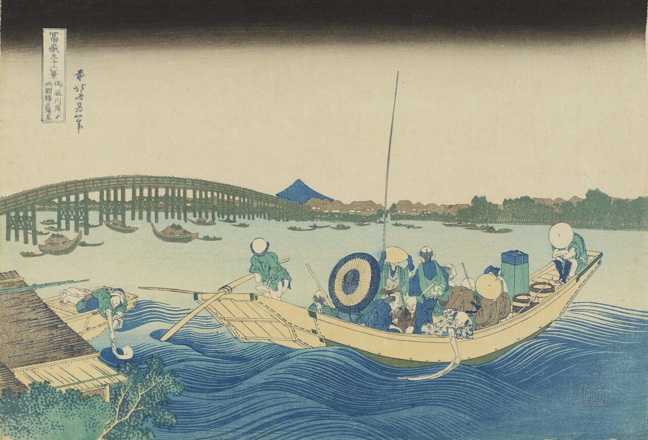 浮世絵の夕暮れ空を眺めてみた｜太田記念美術館