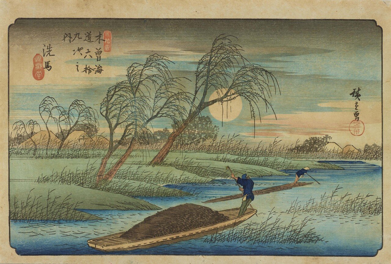 浮世絵の夕暮れ空を眺めてみた｜太田記念美術館