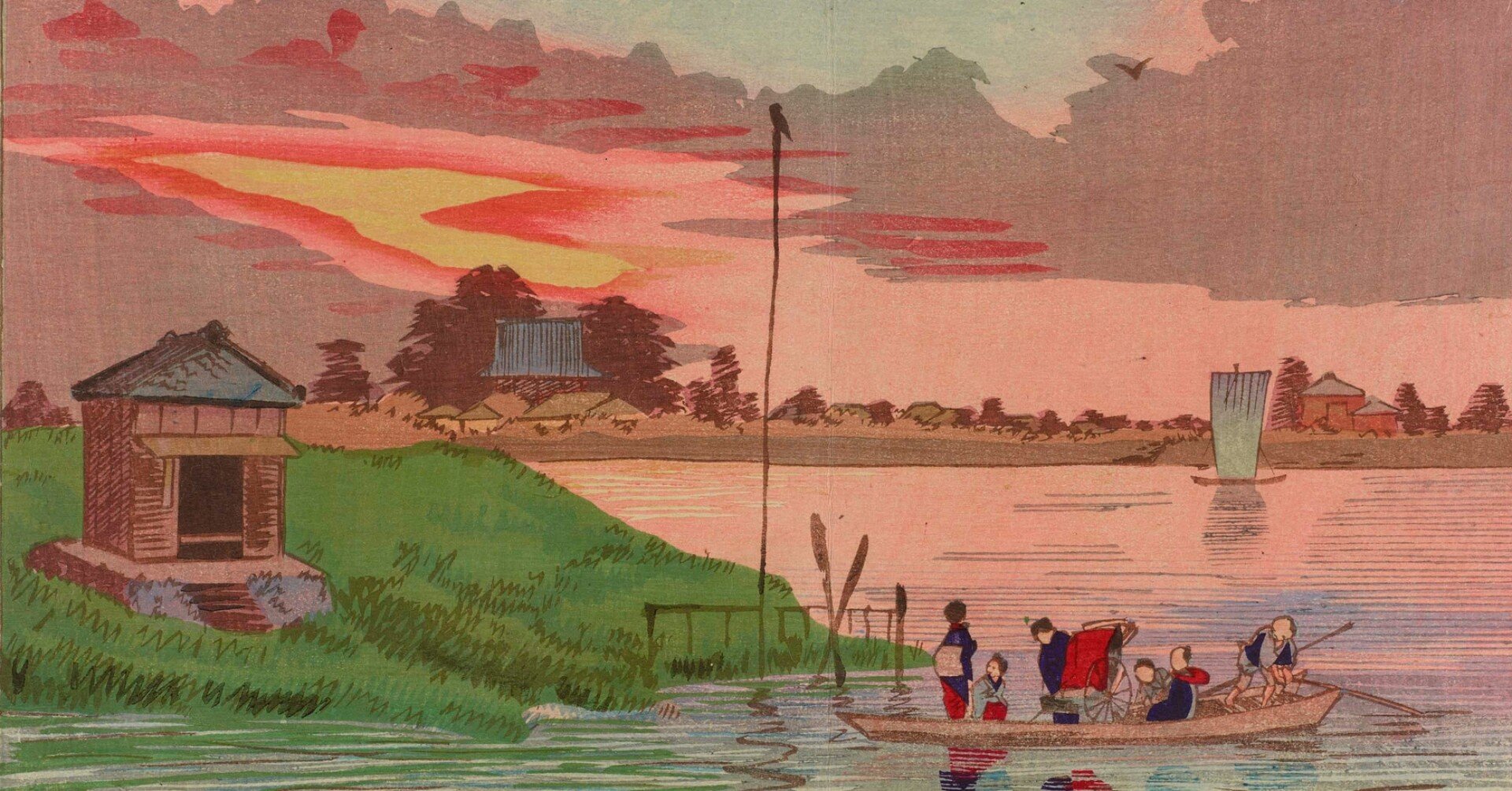 浮世絵の夕暮れ空を眺めてみた｜太田記念美術館