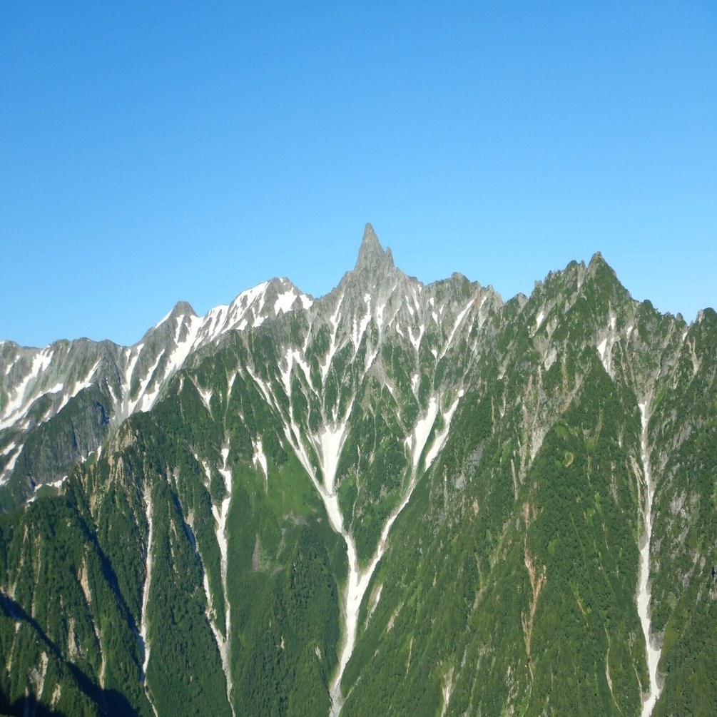 表銀座から槍ヶ岳 ラリーグラス Note