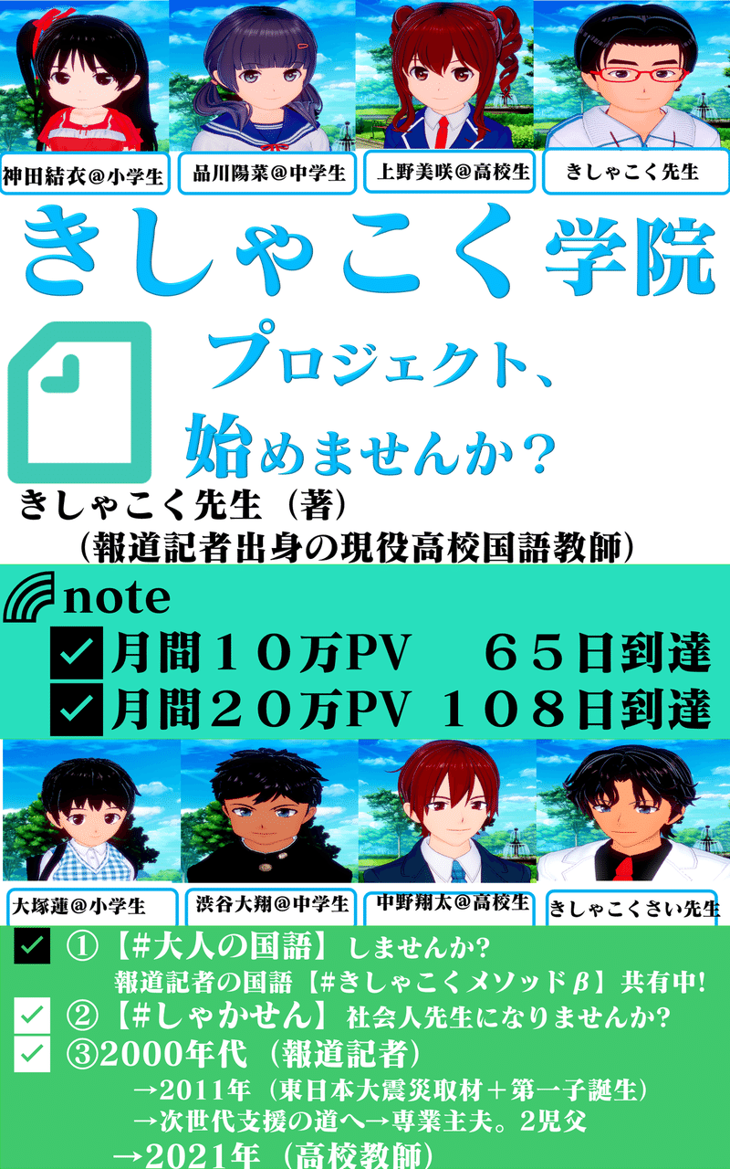 Kindle出版への道 始動 表紙白黒になってもた イラストの場所は B版の意識を 8月初出版 残り24日 きしゃこく先生 報道記者出身の現役高校国語 教師 フォロバ100 月間27万 教育 人材育成 子育て Note