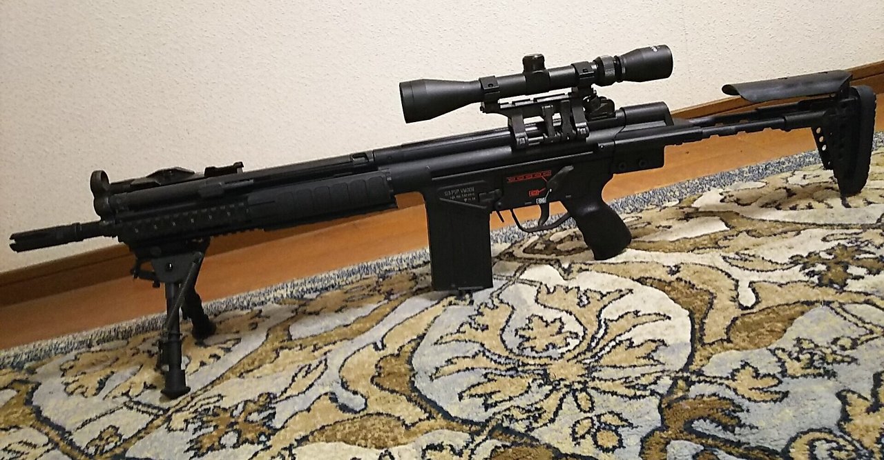 マルイ H&K G3 SAS（SG/1+Lylax EBRストックカスタム済み）レビュー｜郭公