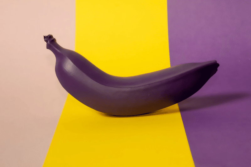紫　バナナ