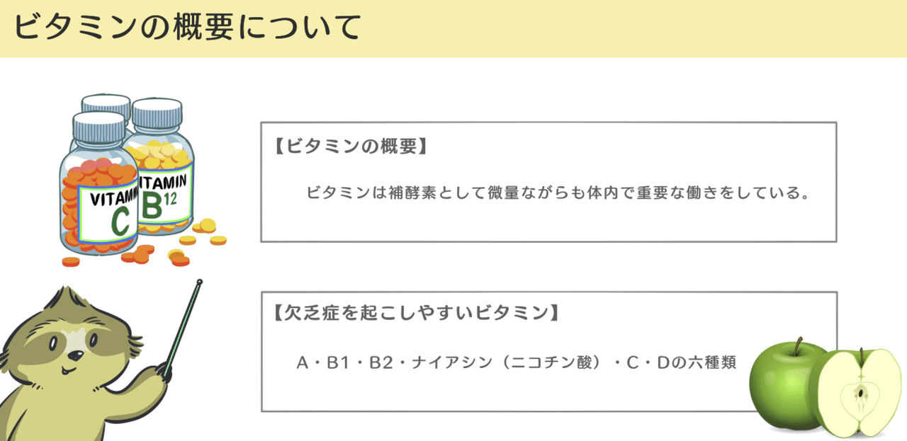 各論 図解イラストとゴロ合わせで簡単 ビタミン欠乏症 過剰症 の覚え方 森元塾 国家試験対策 Note
