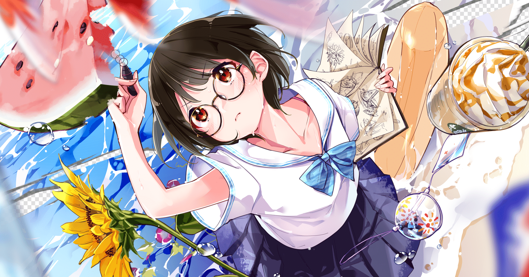 イラスト夏合宿 4 全力のイラストの完成 ゆやぃやうい Note