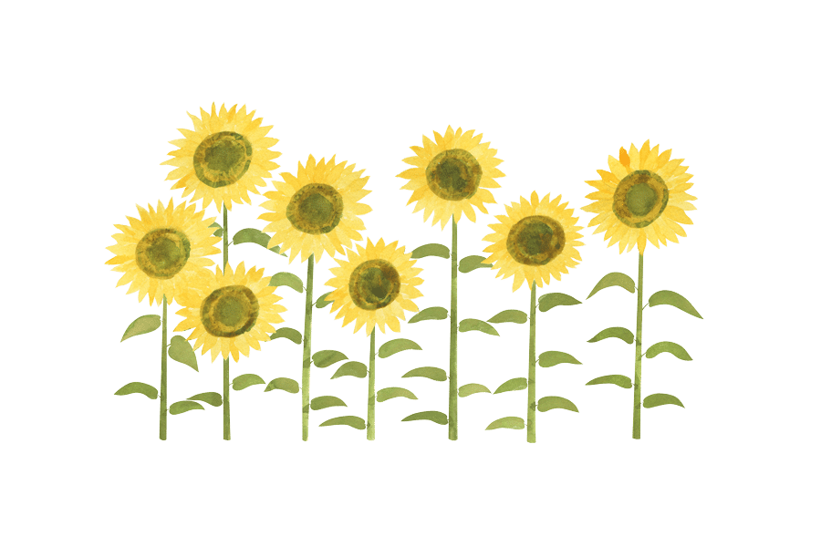 ひまわり のイラスト素材 あや あしあと手帳2 Note ひまわり のイラスト素材 あや あしあと手帳2 Note