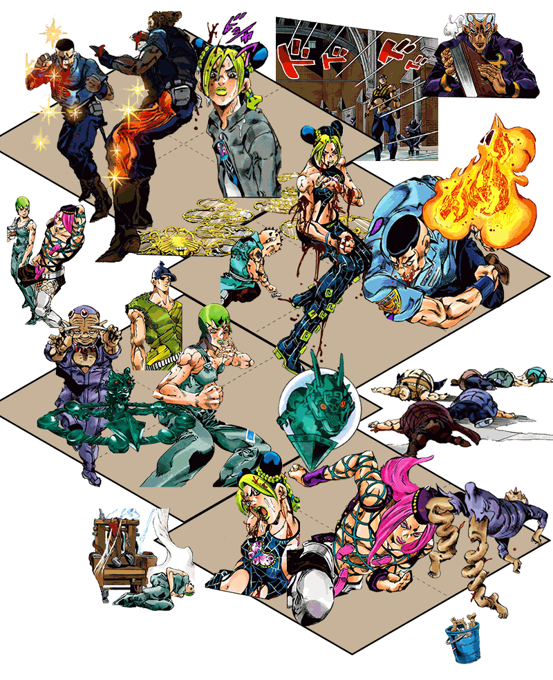 ジョジョ6部 のマンガスクラップ 出島大輔 Note