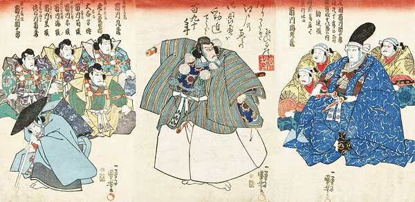 歌舞伎十八番勧進帳　浮世絵　保存品 鳥居忠雅 歌舞伎十八番 勧進帳 | 浮世絵 | 原書房 神田神保町