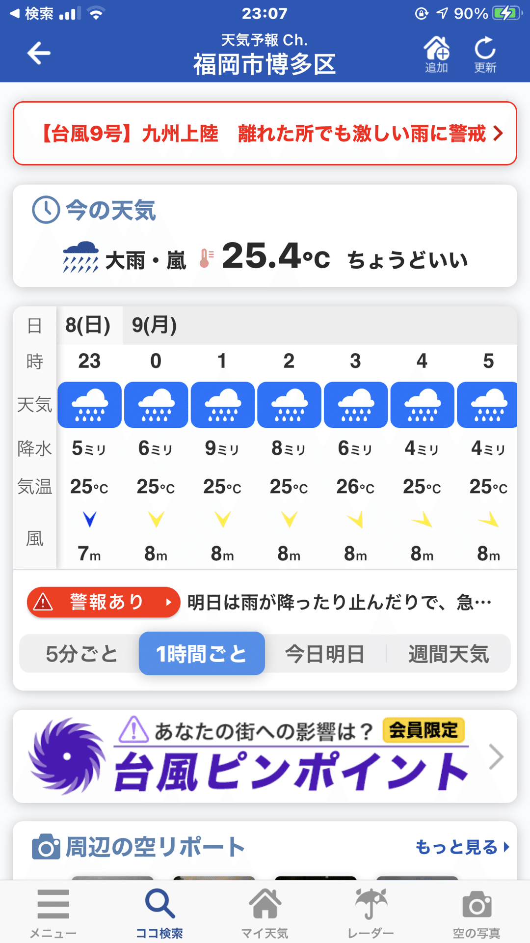 博多の天気予報 8月8日 水野立郎 Note 博多の天気予報 8月8日 水野立郎 Note