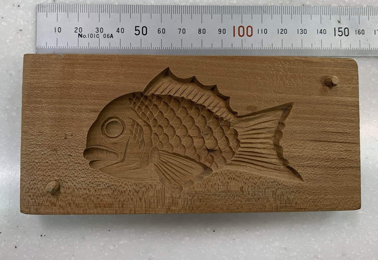 和菓子 木型 落雁 鯛 古道具 古物 特大サイズ 【公式通販】
