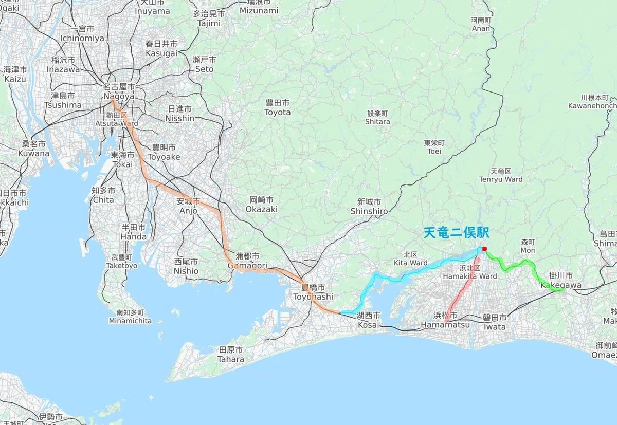 天浜線地図