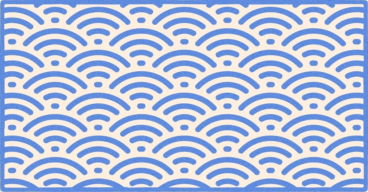 角が丸い青海波のつくりかた Adobe Illustrator Tips イラレ職人 コロ Note