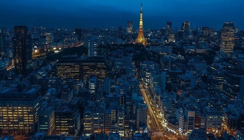 東京・夜景・東京タワー・日本