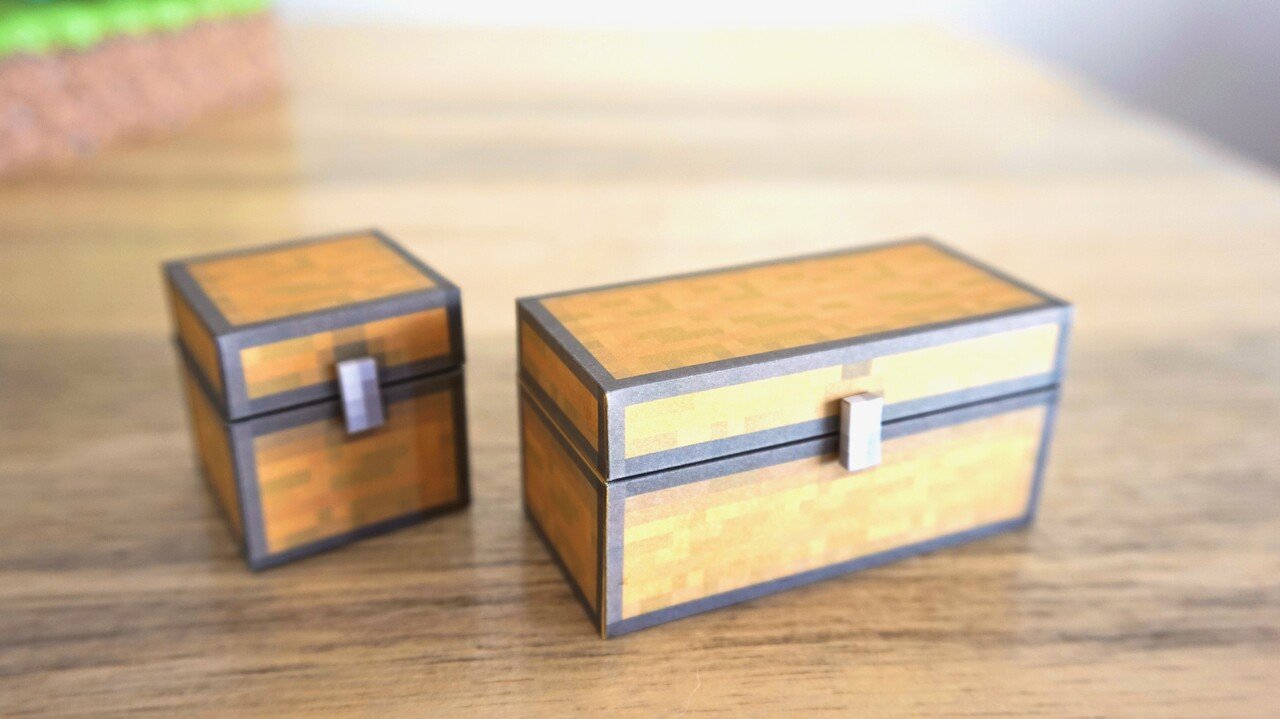 紙で出来たマイクラチェスト Kamichika 神近 Note 紙で出来たマイクラチェスト Kamichika 神近 Note