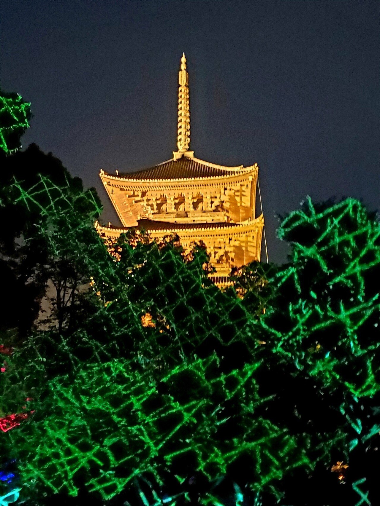 チームラボ 東寺 光の祭 ひばりん Note